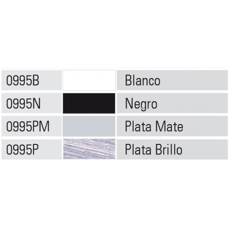 Perfil Aluminio 35x45 P8 Lacado Negro Brillo €/ml