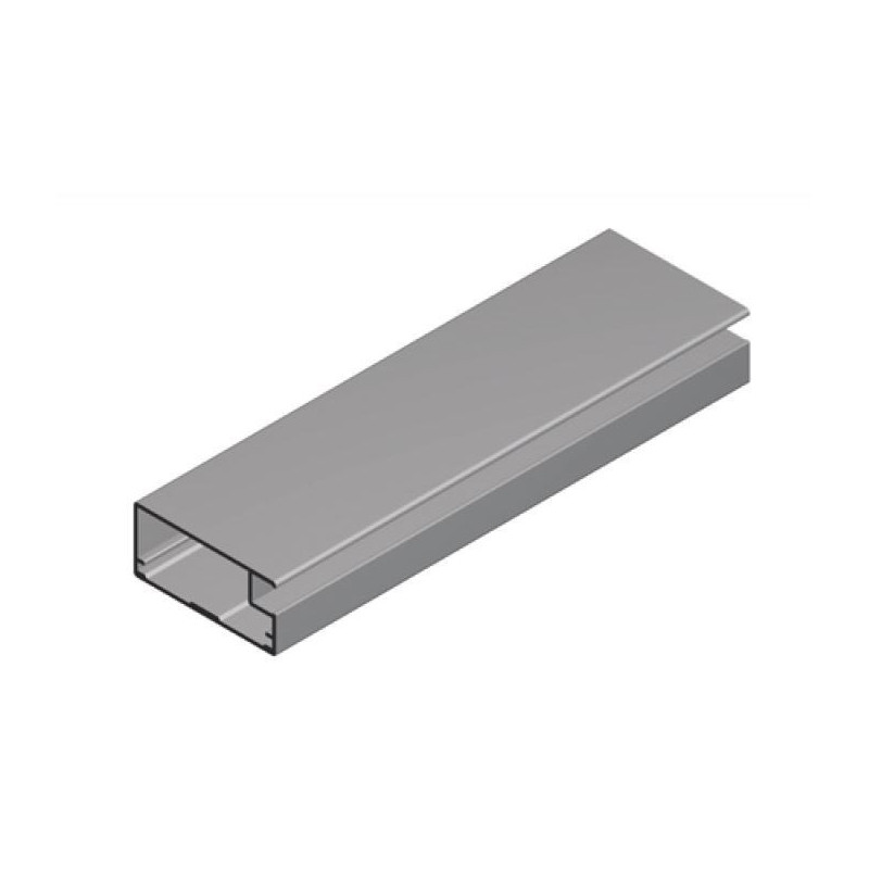 Perfil Aluminio 20x45 P45 Anodizado Plata Mate €/ml