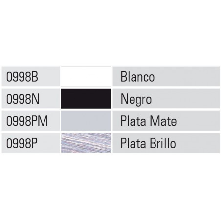 Perfil Aluminio 20x45 P45 Lacado Negro Brillo €/ml