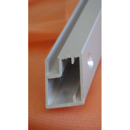 Perfil Aluminio 19x21 Anodizado Plata Mate €/ml